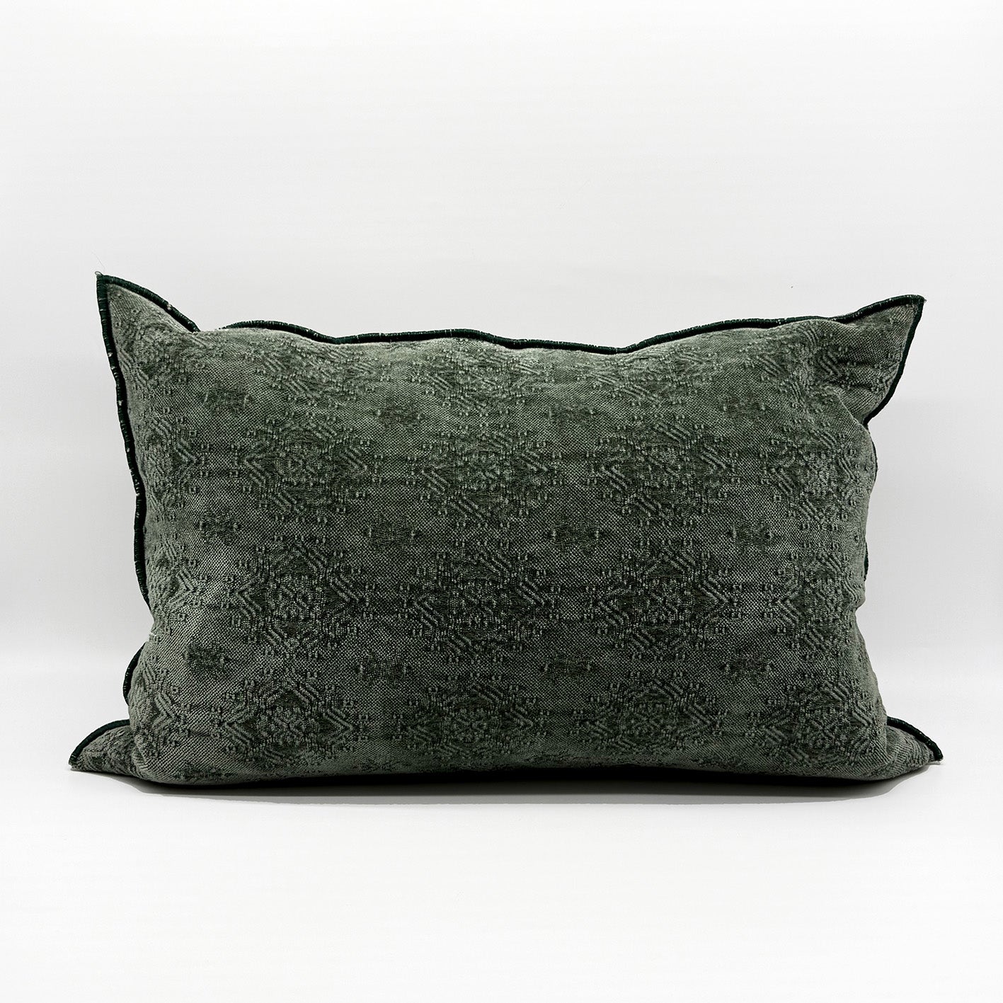 Stone Washed Jacquard Kilim in Avocat